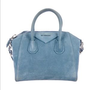 Suede Givenchy Antigona Bag - Small